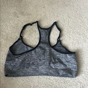 Women's Grey Racerback Sports Bra